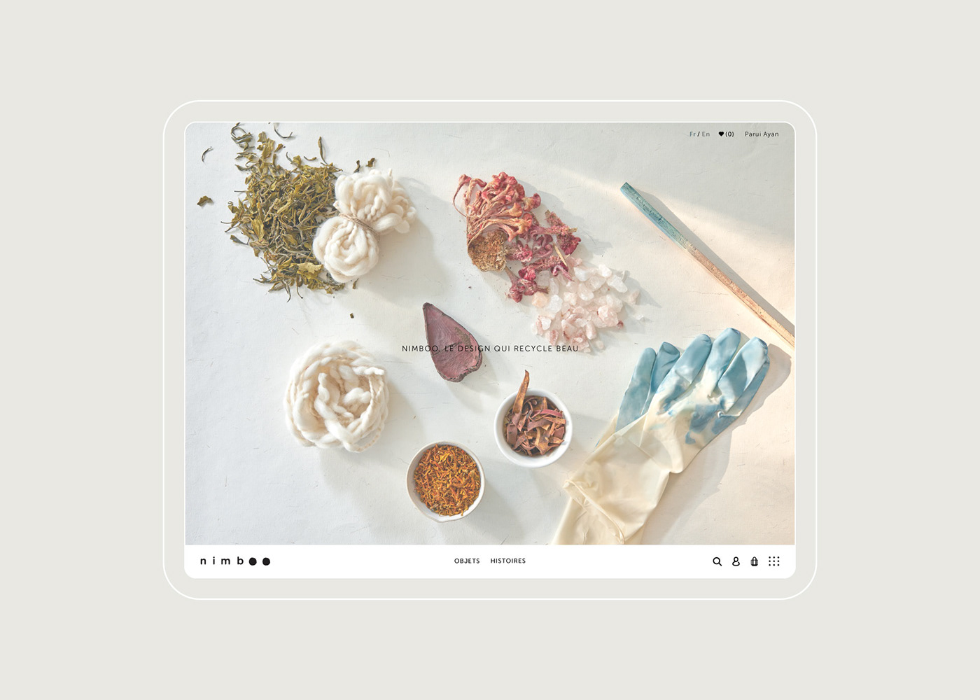 Website design UI curation direction branding  identity Retail Sustainable organic