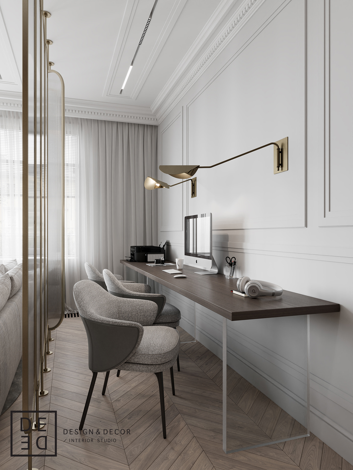 Interior design Inetriordesign architecture Minimalism modern architecture design DE&DE Interior Studio corona render photoshop