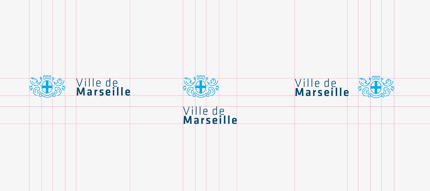 blue brand branding  city coat of arms france logo marseille