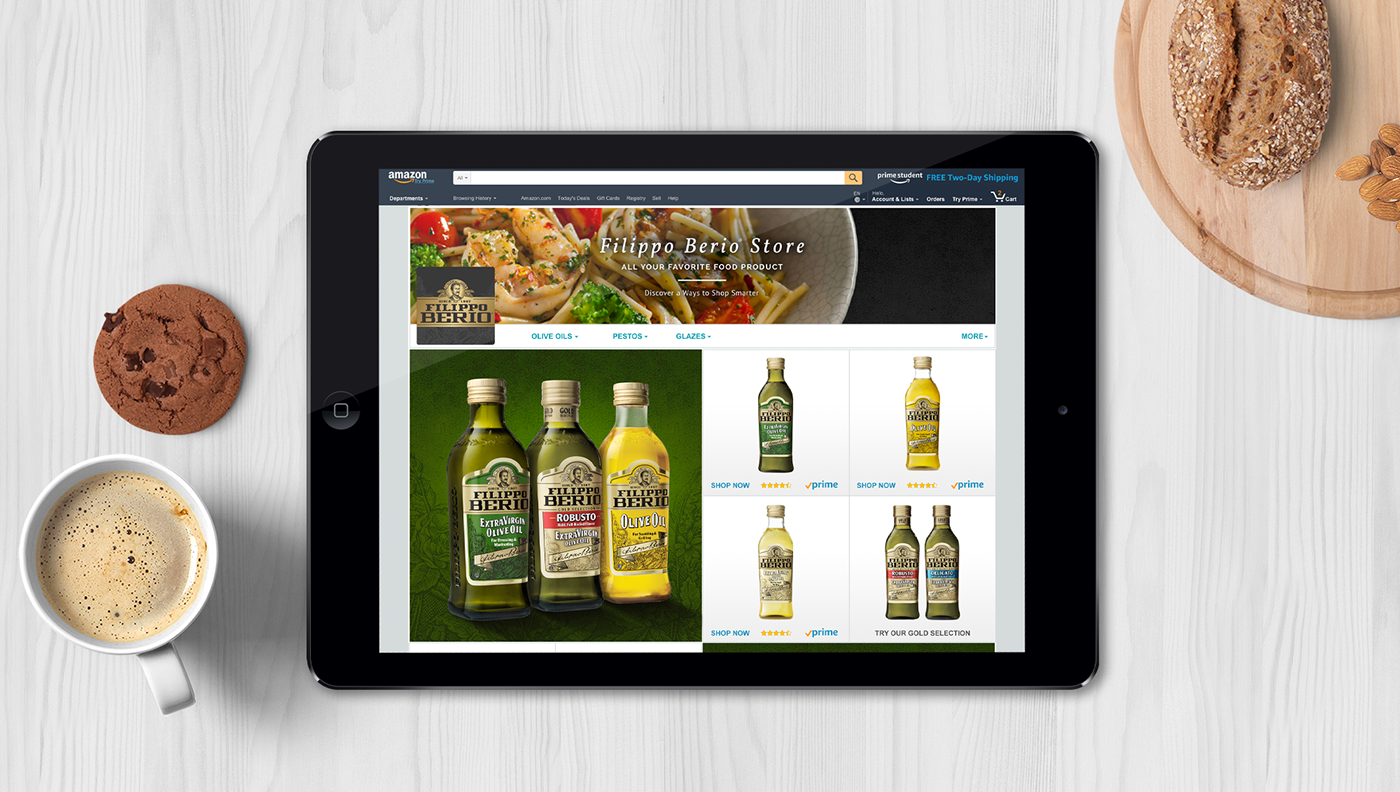 store Amazon Ecommerce Food  Olive Oil italian condiment dressings foody Shopping