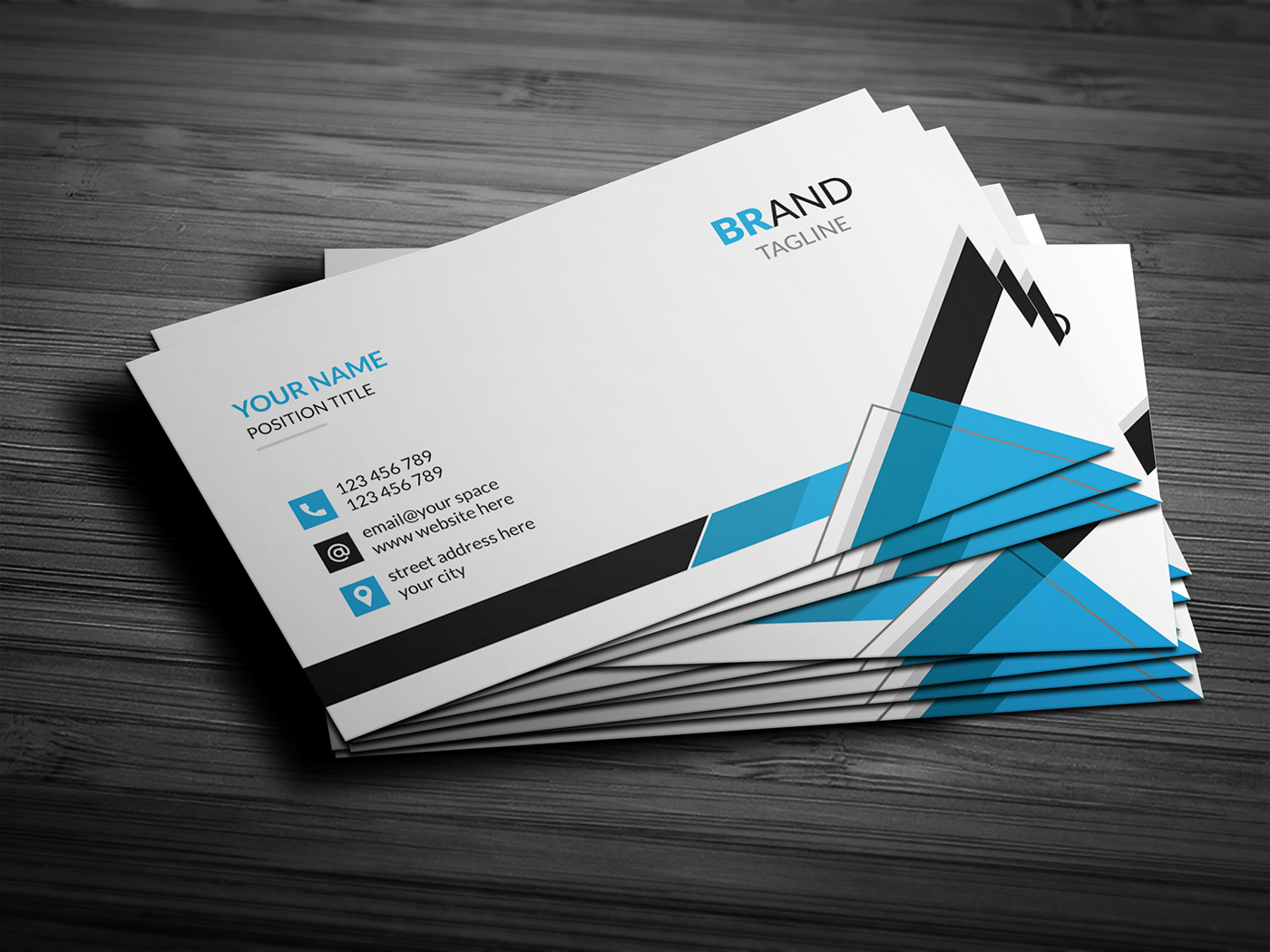 abstract brand identity business businesscard card corporate design identity modern print