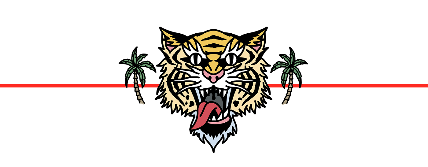 art logo tiger Drawing  color Clothing jungle ILLUSTRATION 