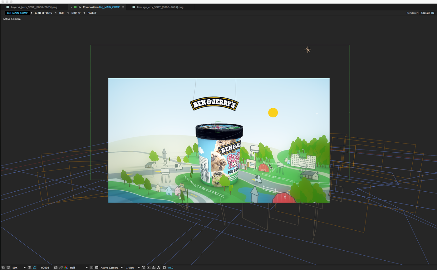ice cream animation  entrepreneur business 3D shape