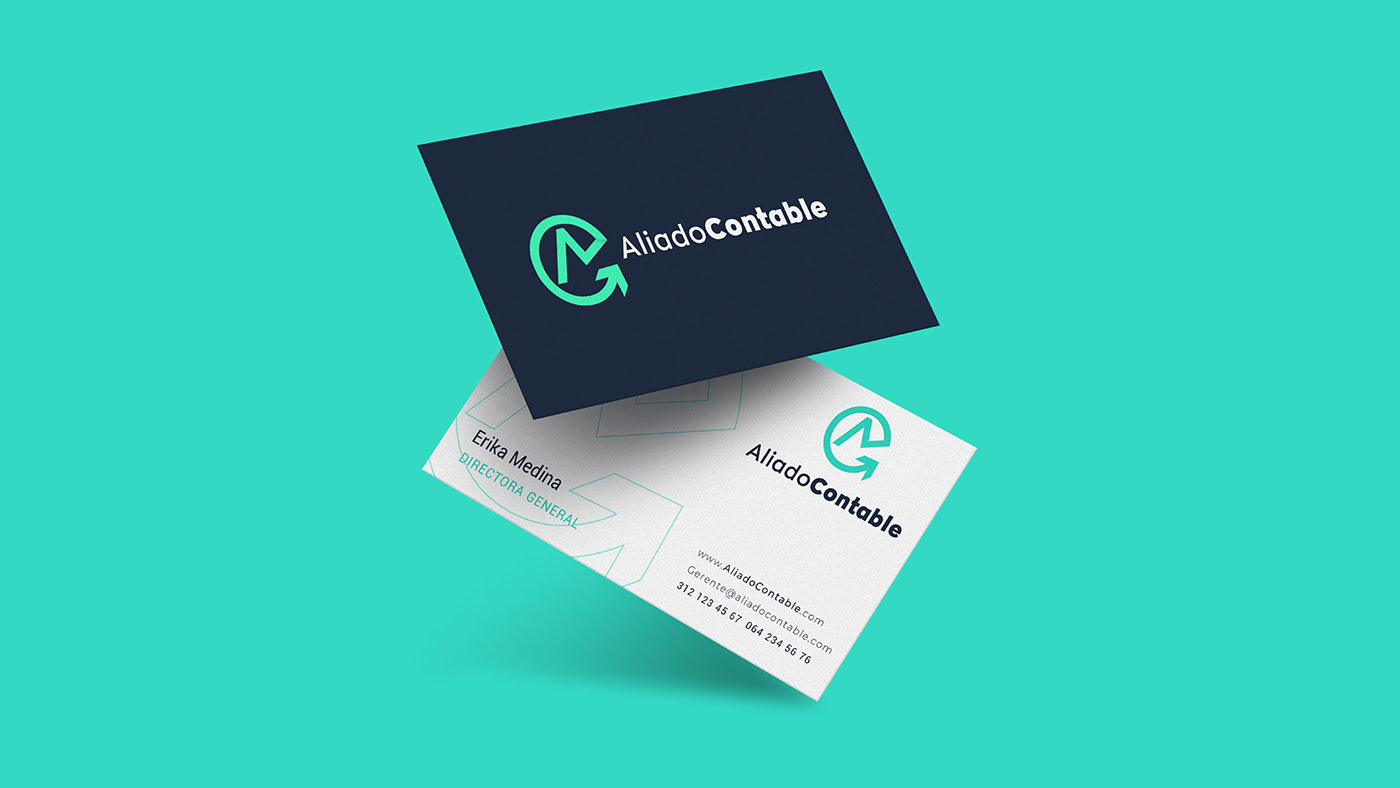 logo Contabilidad finanzas diseño de marca colombia medellin