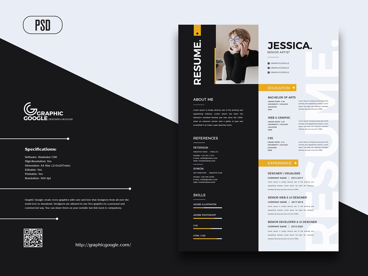 CV design free graphics job Resume Resume CV resume design resume template template