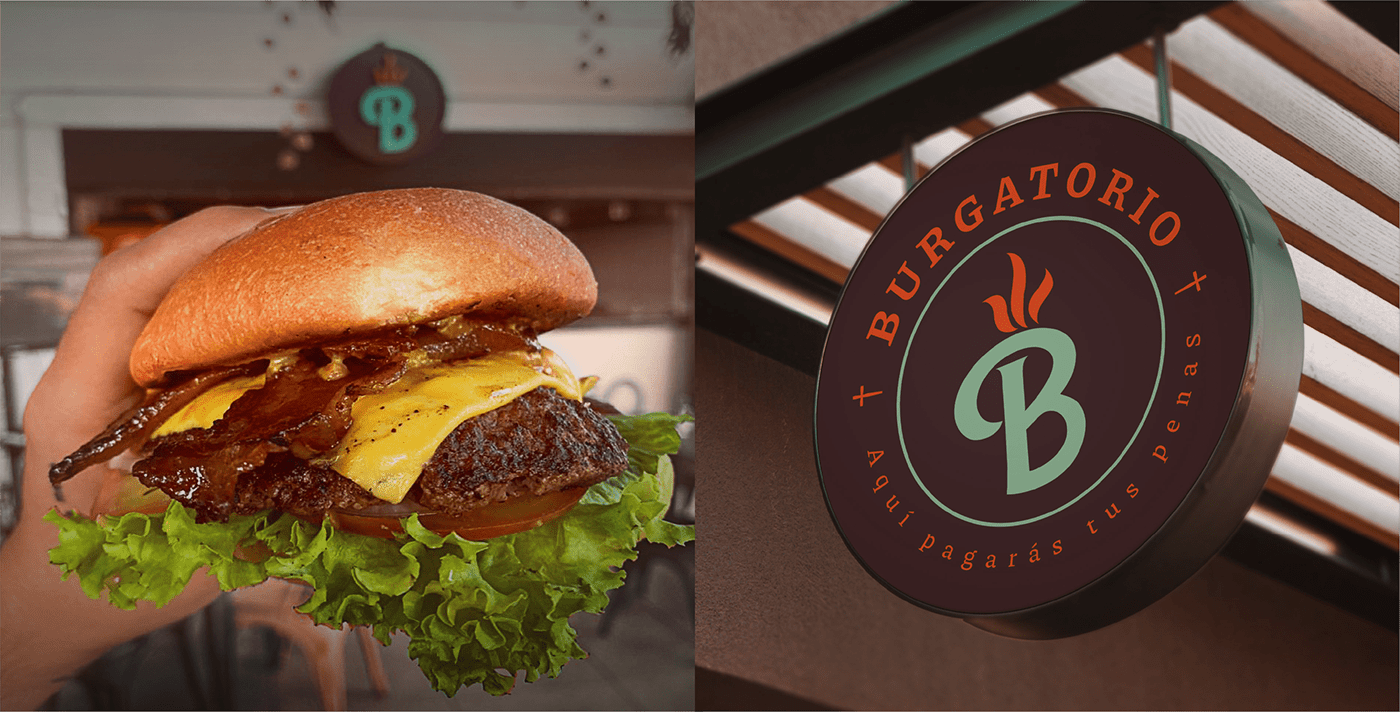 art direction  brand branding  burger design diseño grafico graphic design  Hamburguesas typo
