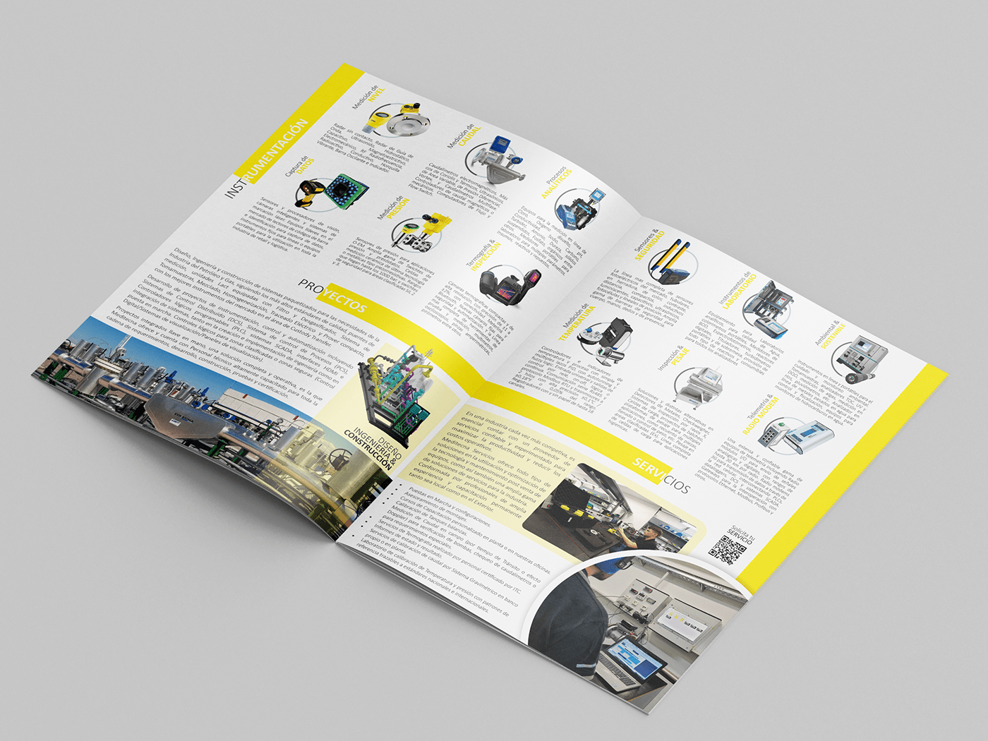 brochure brand identity design folleto triptico diseño magazine