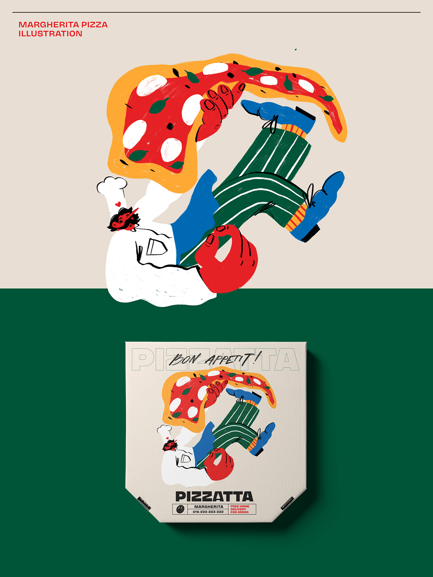 branding  Identity Design Pizza catering Digital Art  Food  marketing   packaging design pizzeria restaurant