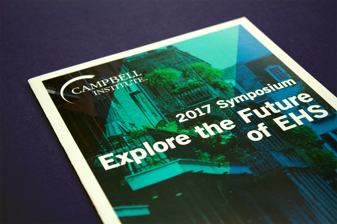 branding  symposium Campbell Institute new orleans Events ehs graphic design  visual identity marketing   Event Design