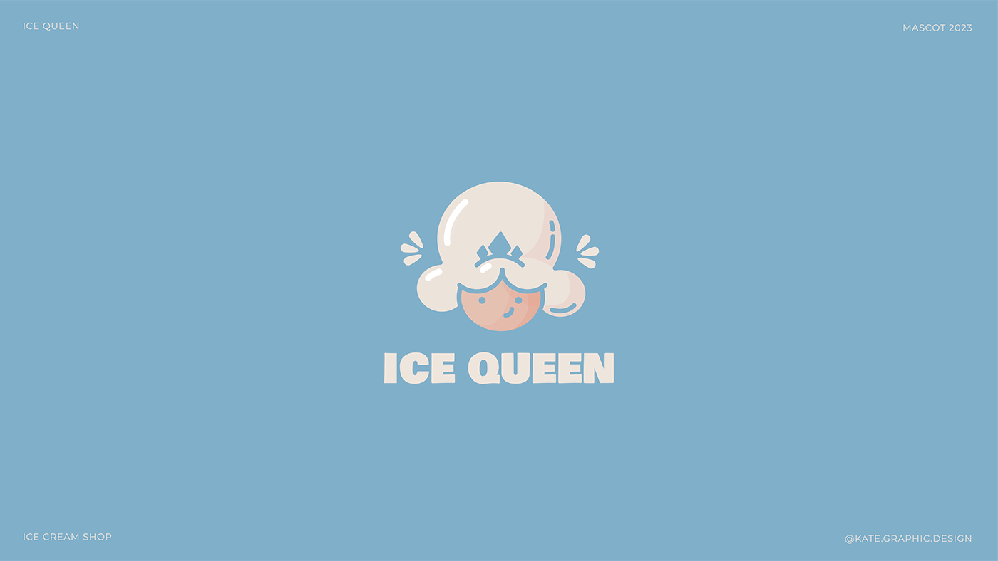 Mascot for ice cream shop