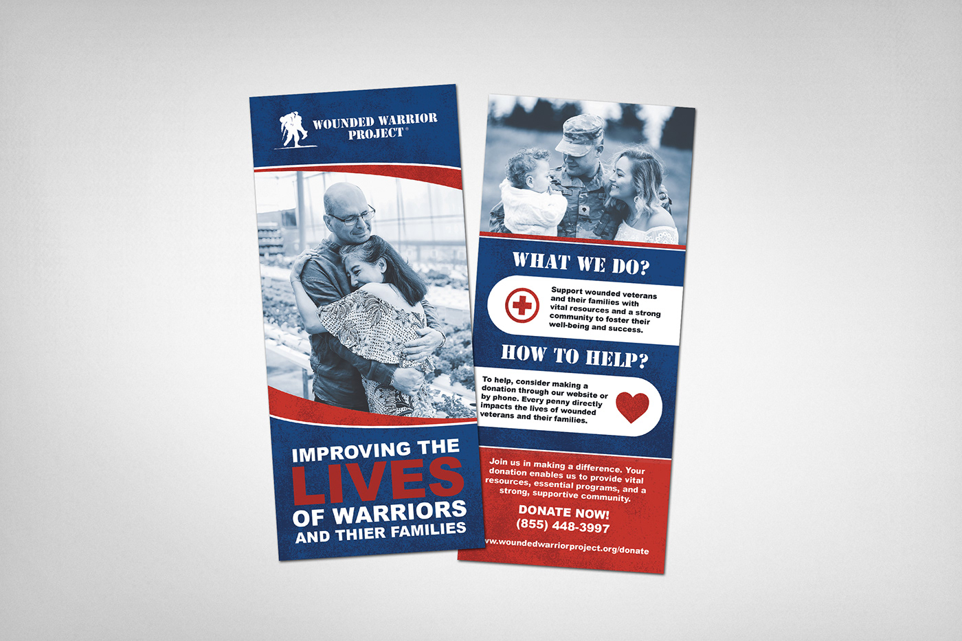 rack card Wounded Warriors Project