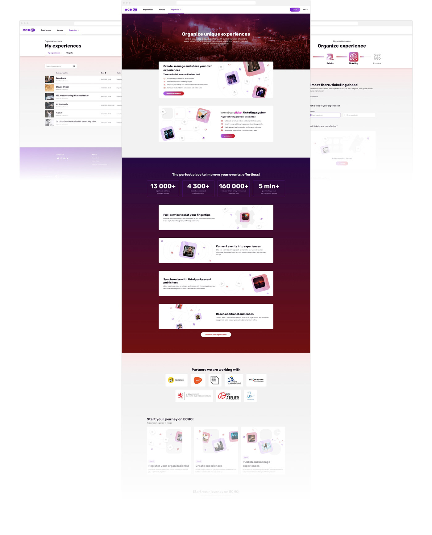 branding  design system Events landing page mobile UI user experience ux visual identity Web Design 