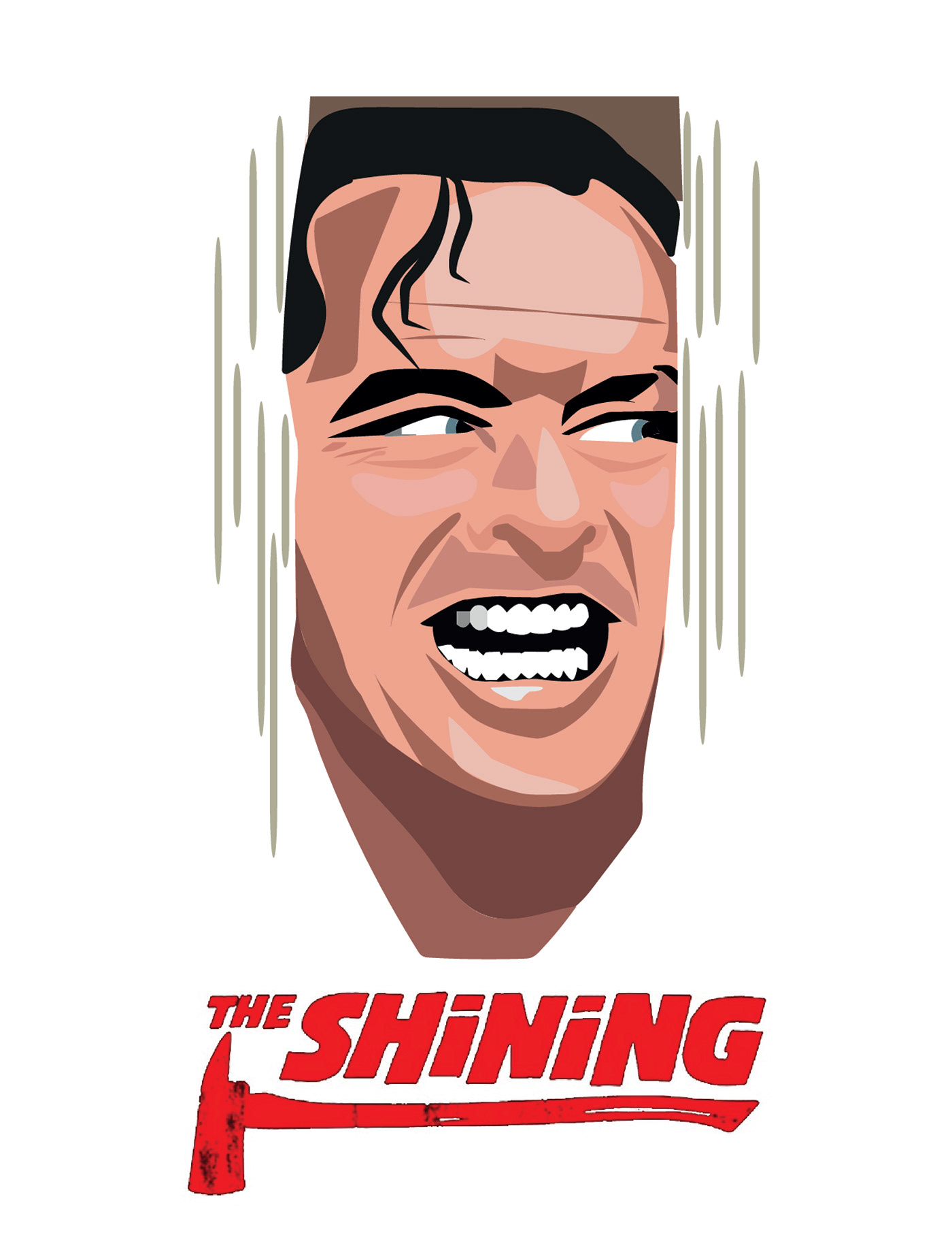 art fanart geek Jack Nicholson Jack Torrance Movies Stanley Kubrick the shining