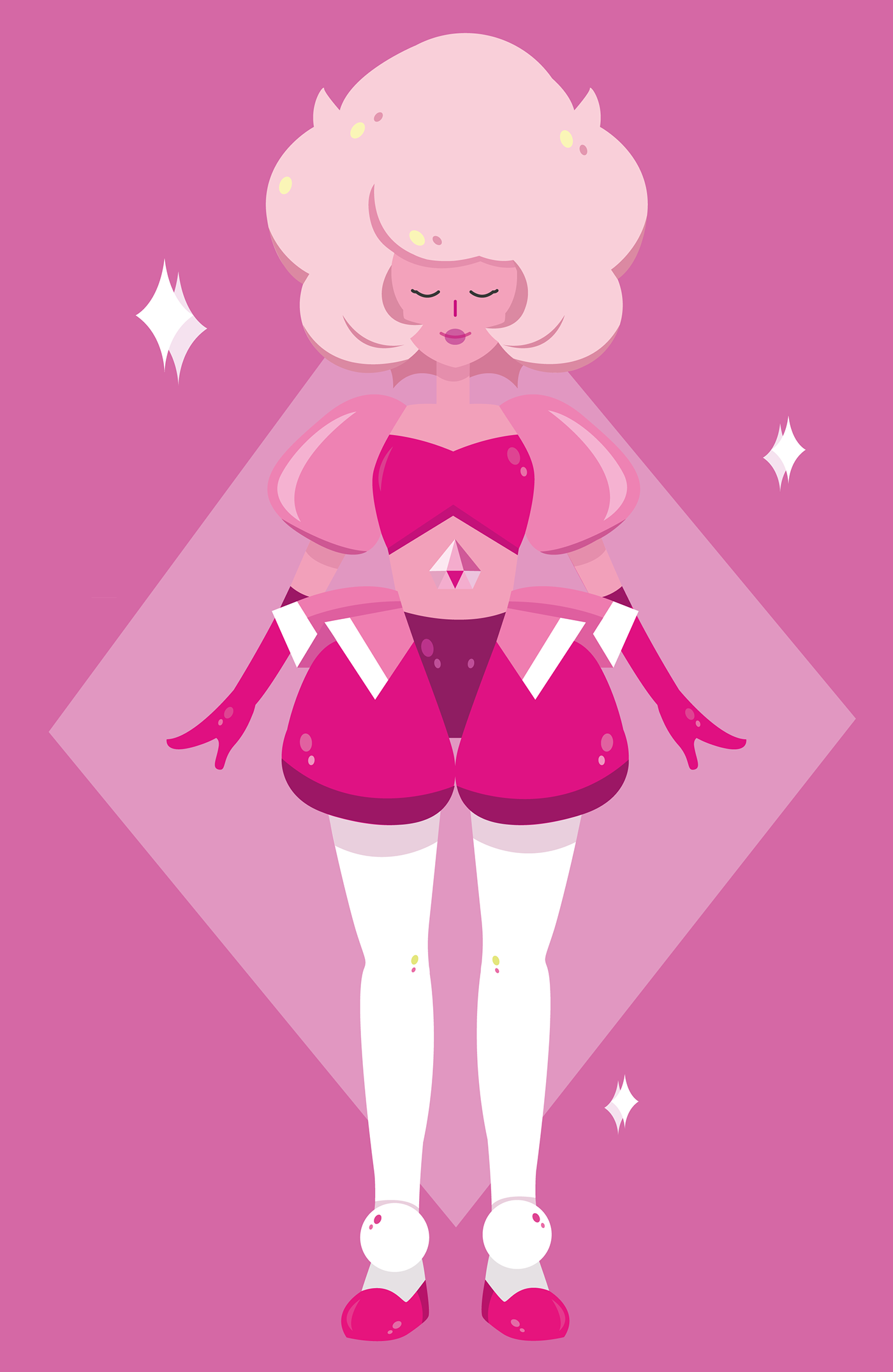 pinkdiamond Stevenuniverse ILLUSTRATION  cute
