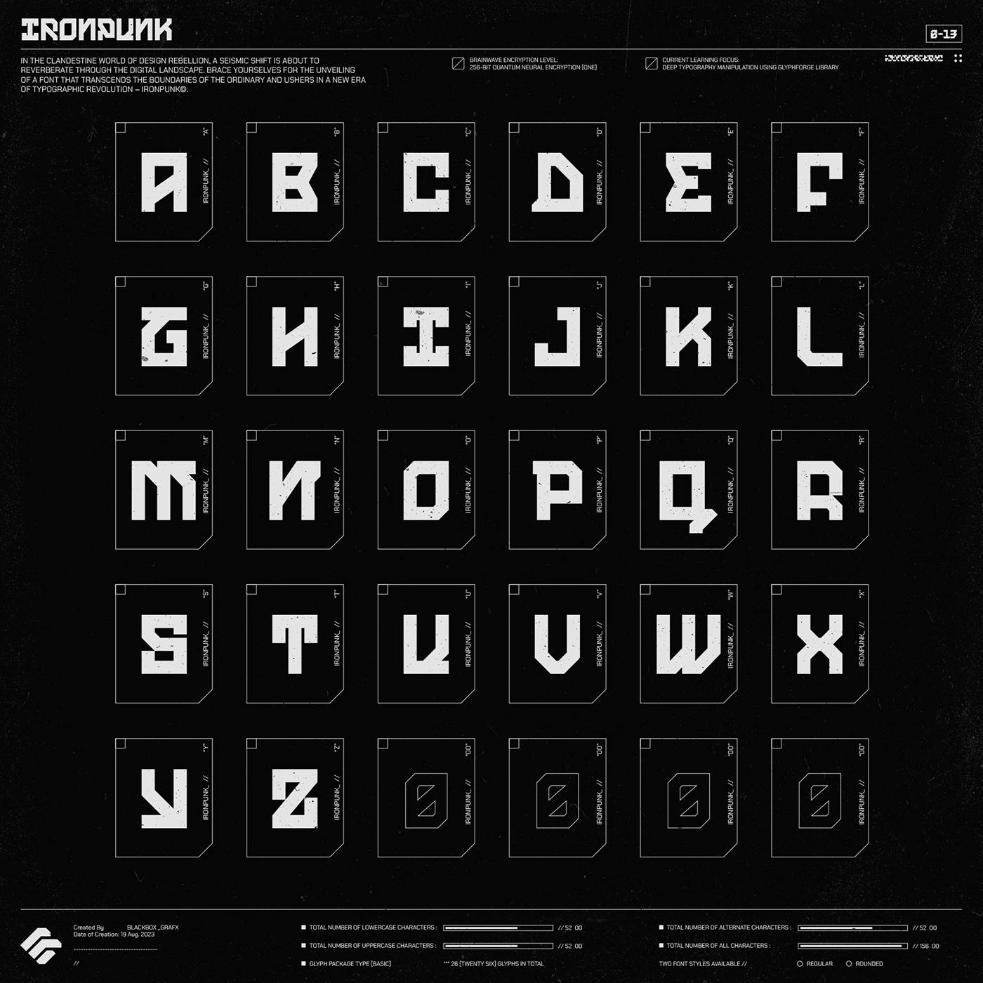 futuristic Cyberpunk typography   Logotype brand identity adobe illustrator branding  Logo Design font Typeface