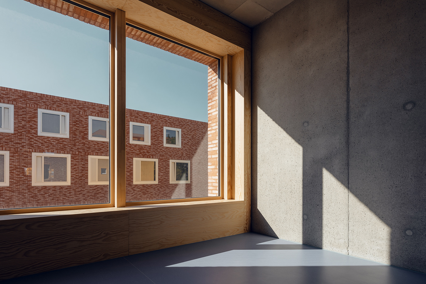 architecture bss concrete materials modern Neutraubling school wood