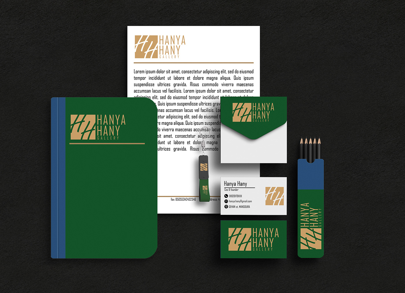 art azab colors designer gold graphics green identity logo square
