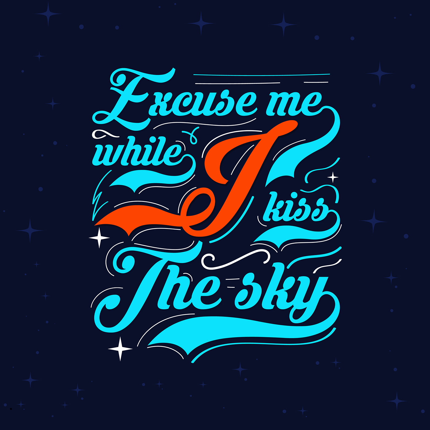 adobe Illustrator lettering Positive print Quotes typography  