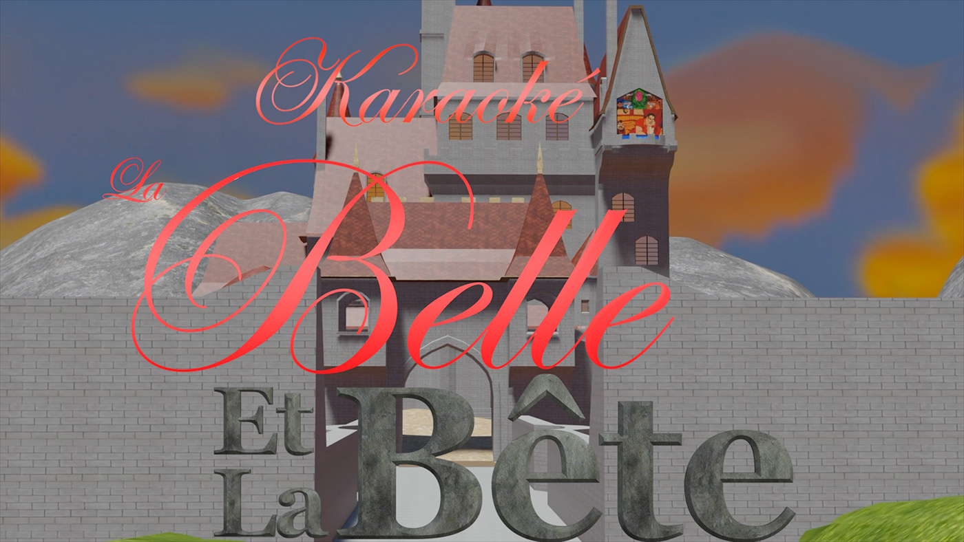 beauty and the beast disney bête beast beauty réalité augmentée augmented reality chateau Castle Belle