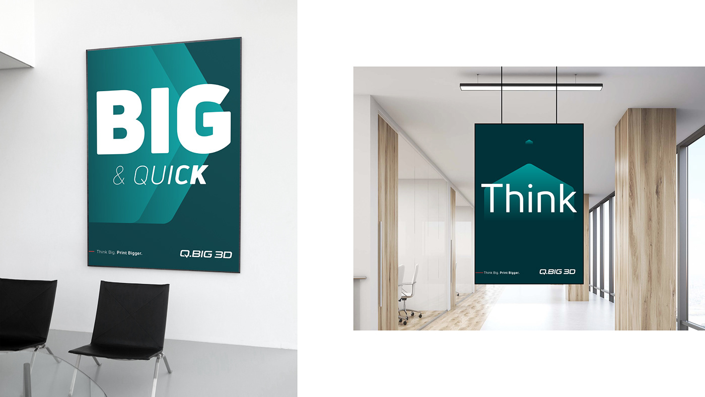 3d printing big brand identity branding  Corporate Design Corporate Identity identity logo petrol typography  