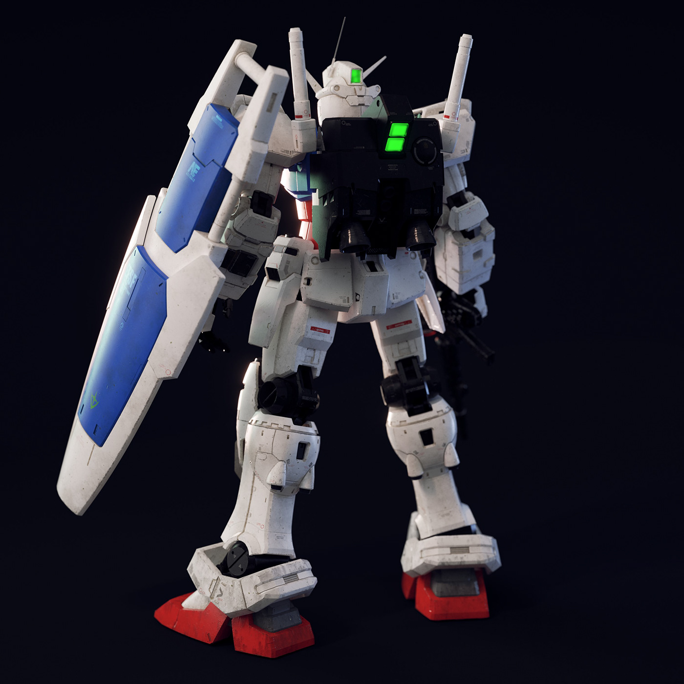 3ds max CGI Gundam h19 mech sidefx vfx vray