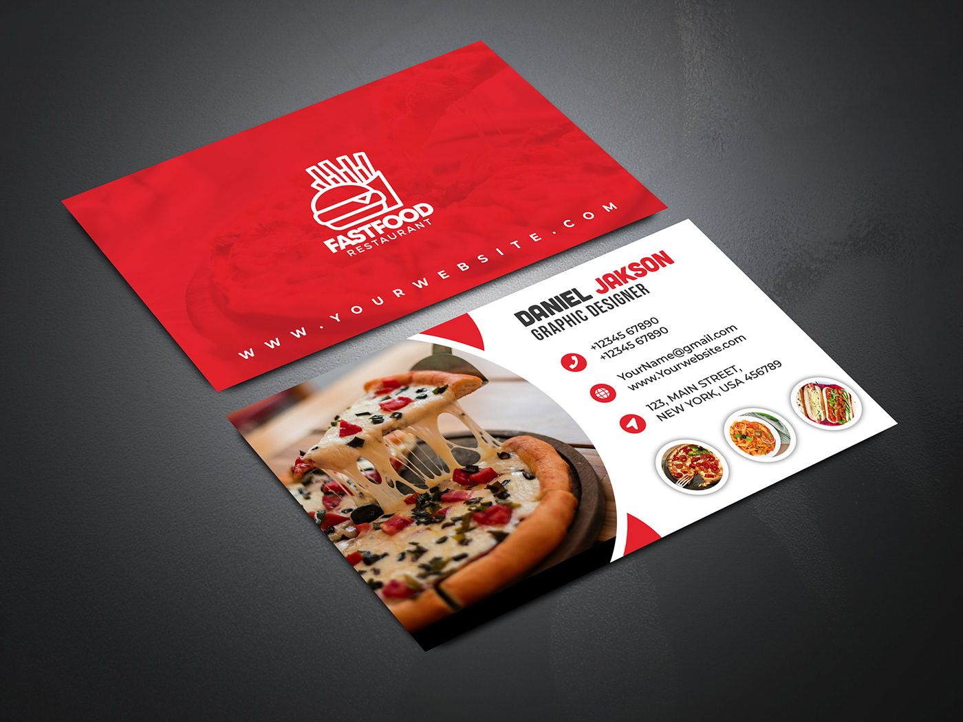 business card Business Card PSD free business card psd Fast food visiting card creative business card restaurant Business card free psd chef business card