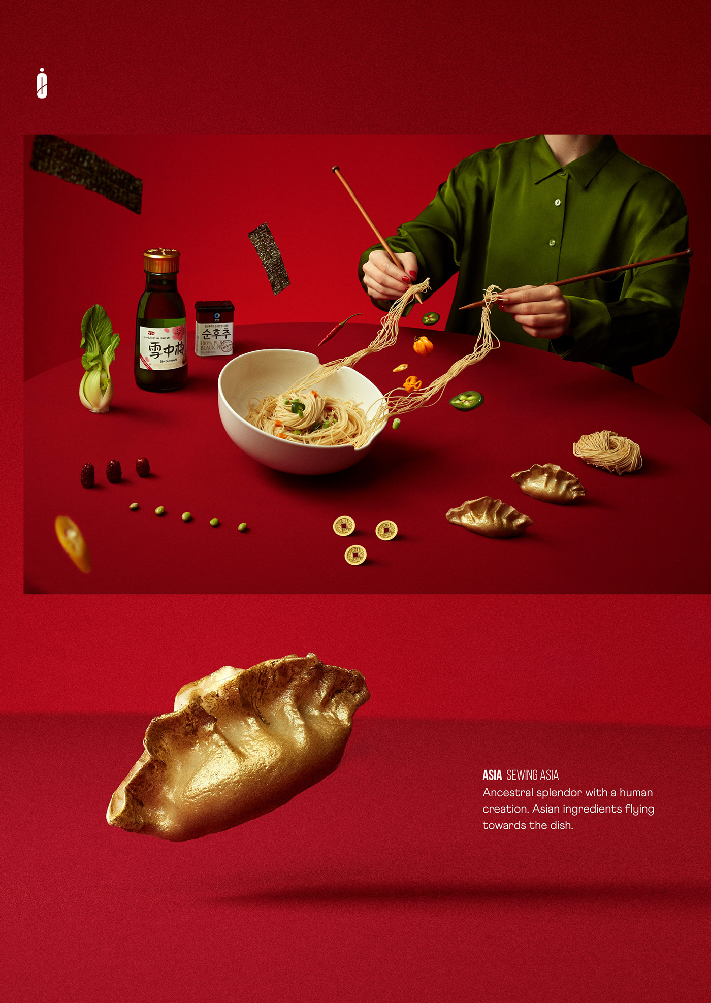 restaurant foodphotography Food  conceptual still life art direction  set design  asian arabia jungle