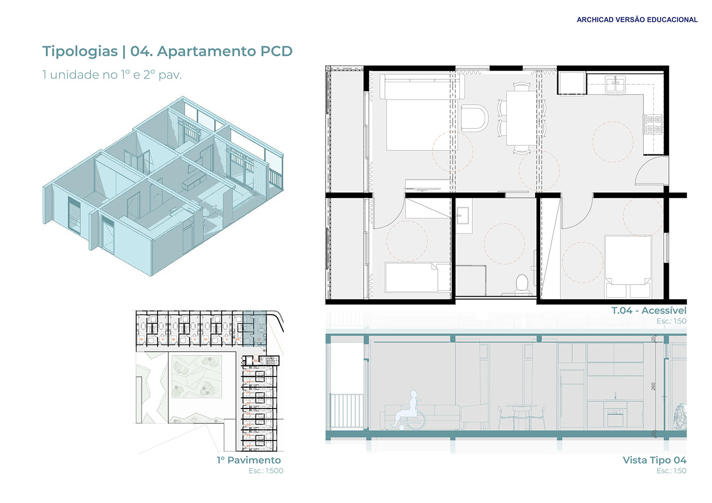 ARQUITETURA architecture Render 3D exterior archviz edificio building coliving Madeira
