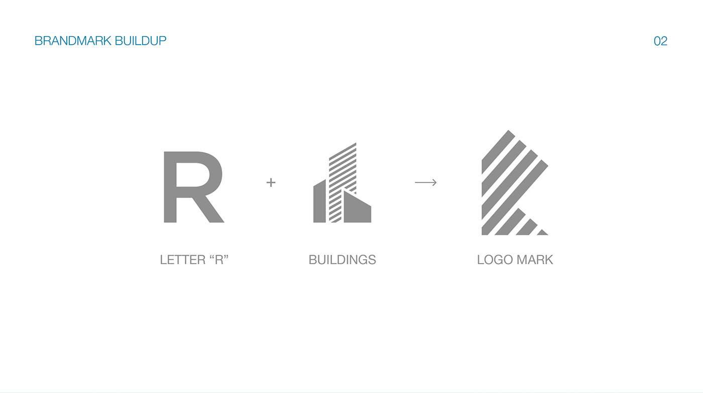 architecture brand identity branding  construction logo real estate visual identity concept