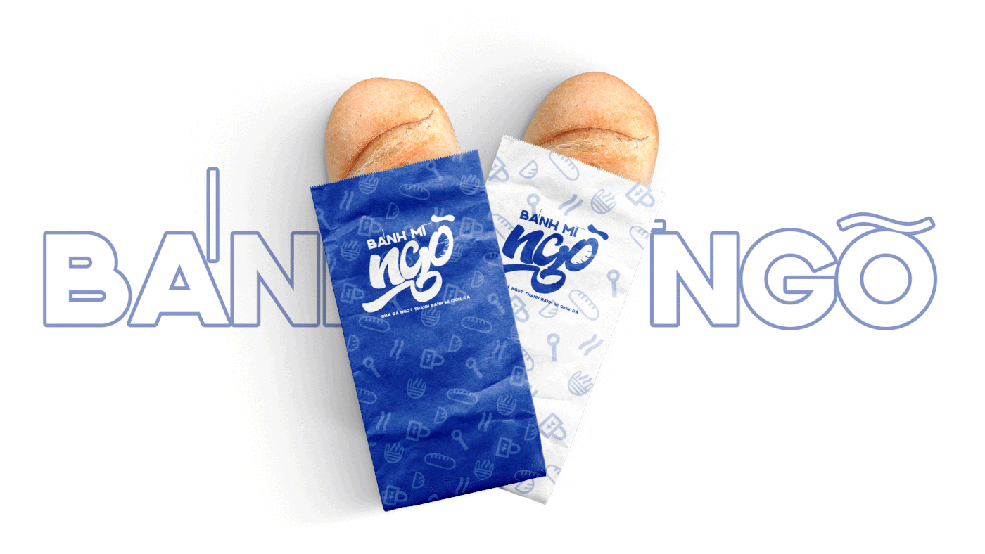 brand identity Bread packaging logo Packaging photoshop Social media post vietnamese visual identity