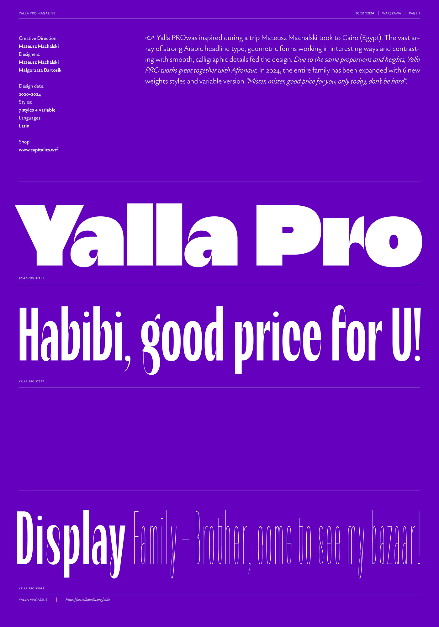 bold experimental Habibi MACHALSKI MACHALSKI DESIGN Mateusz Machalski  polish design type inspiration typedesign yalla