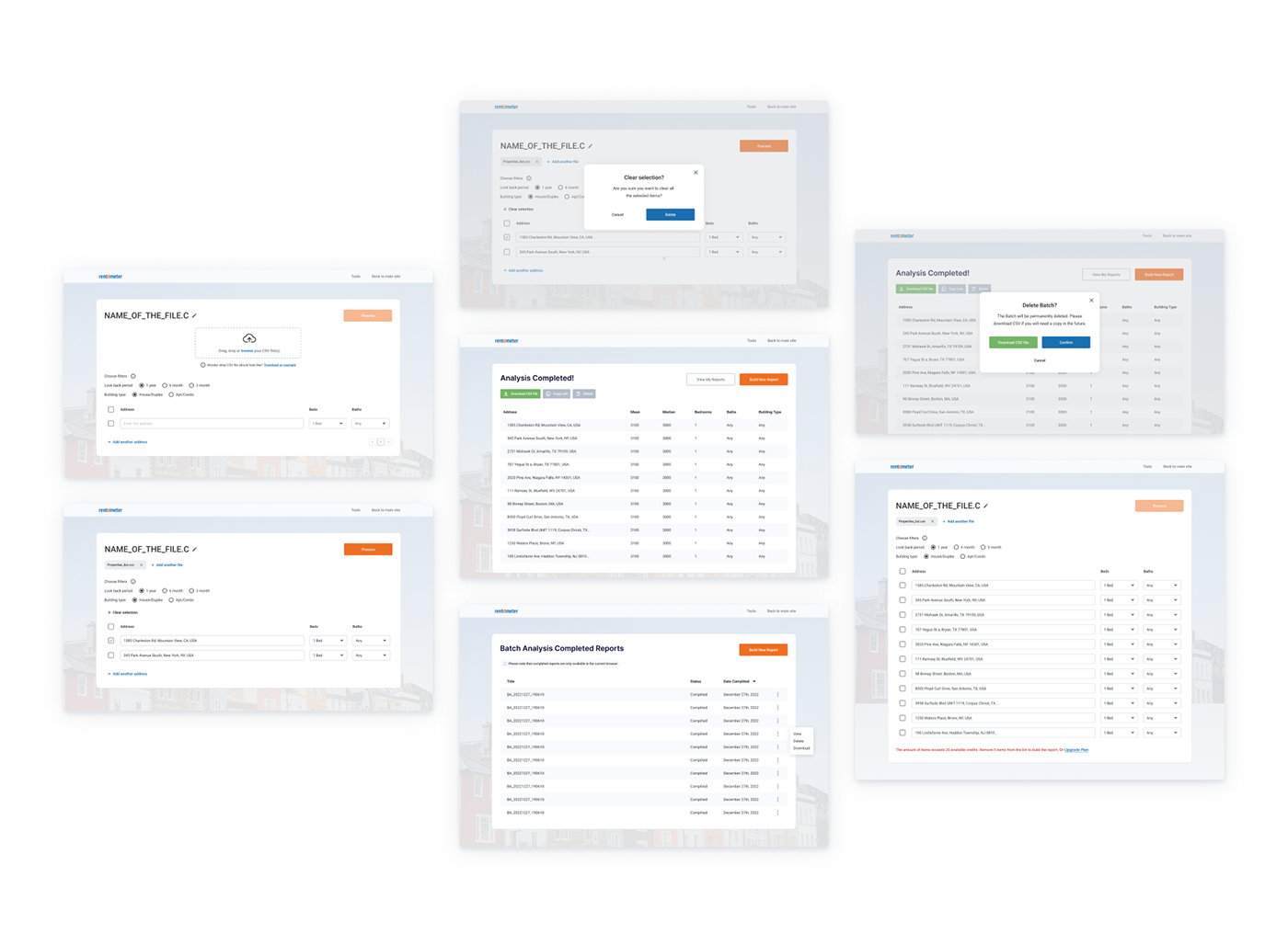 app Case Study design Platform proptech UI ux ux/ui design Web webapp