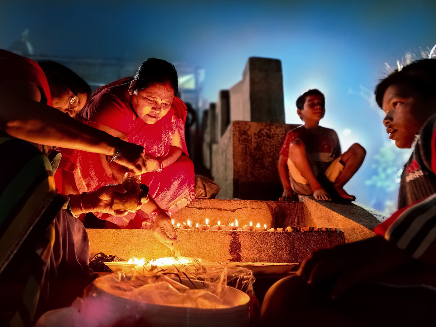 bangla culture Dev Deepavali festival ghat Hindu India Kolkata