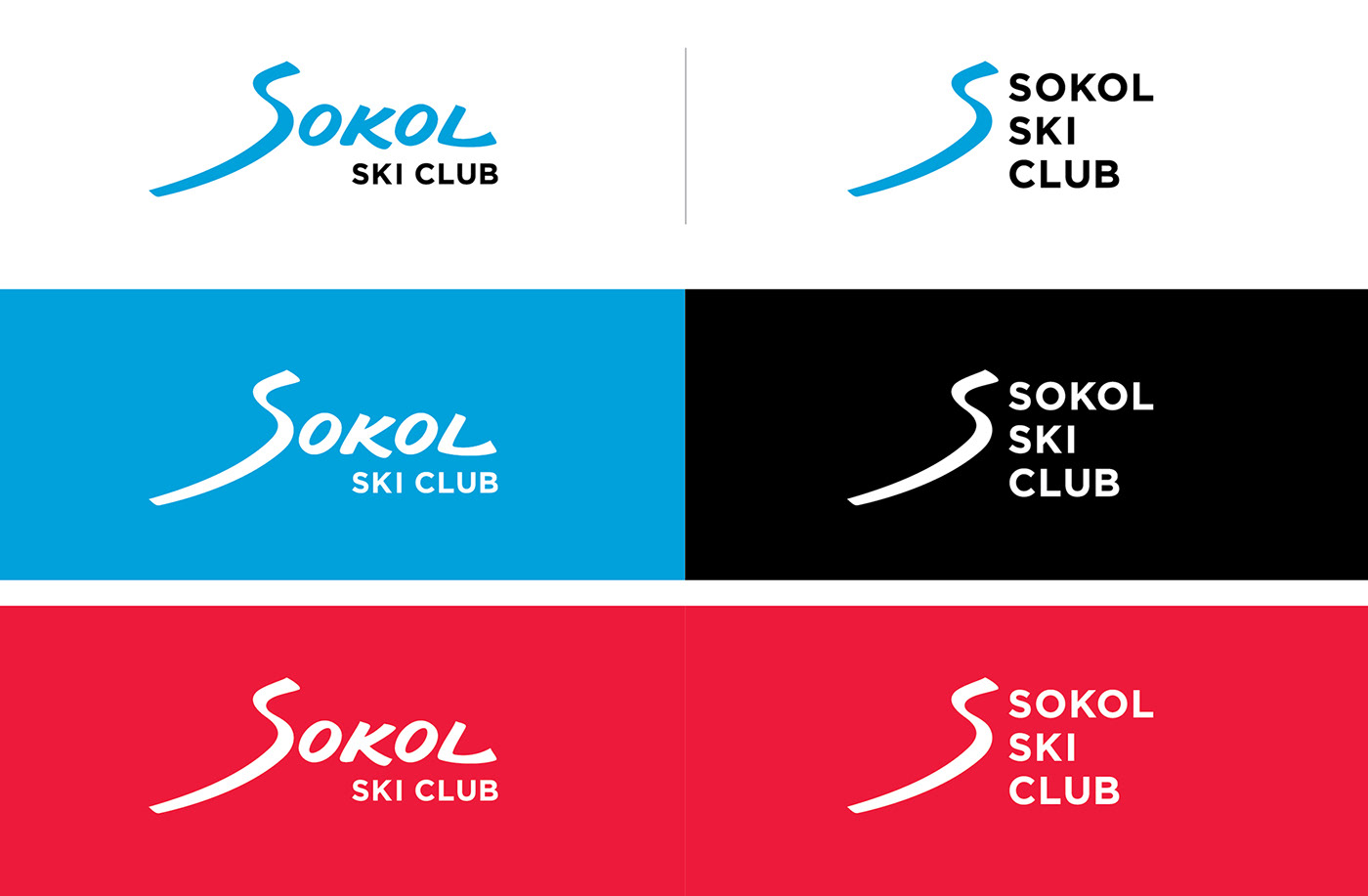 брендинг фирменный стиль спорт sokol айдентика логотип Спортивная школа горнолыжная школа branding  identity