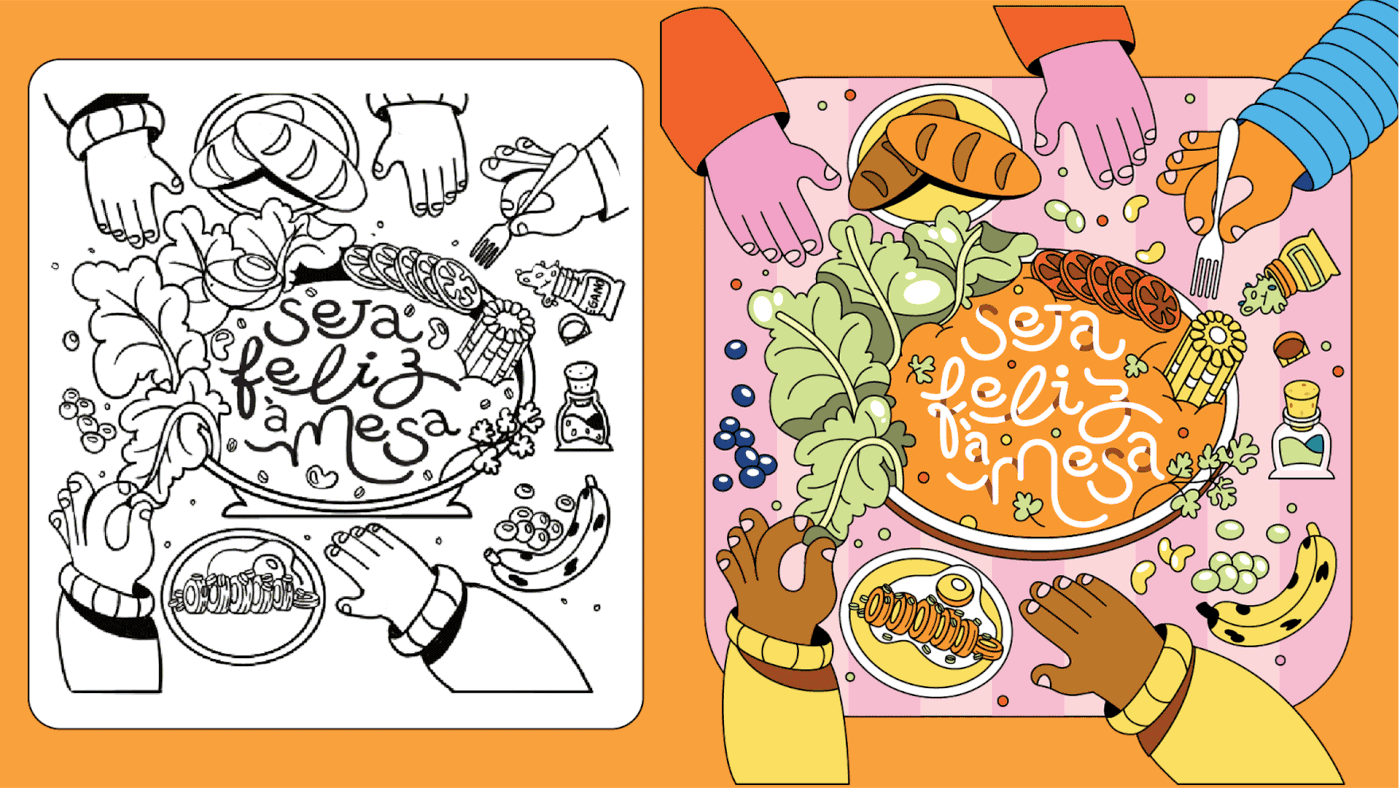 calendar adobe illustrator Flowers Health ilustrações embrace yourself healthy food metal health illustrations lettering