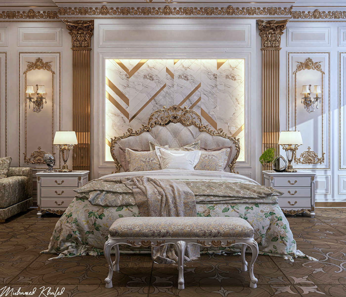 Classic Bedroom Design on Behance