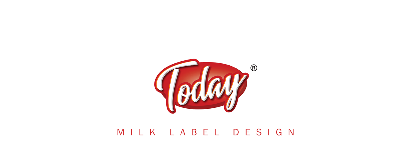 Today Milk Packet Lable Design on Behance