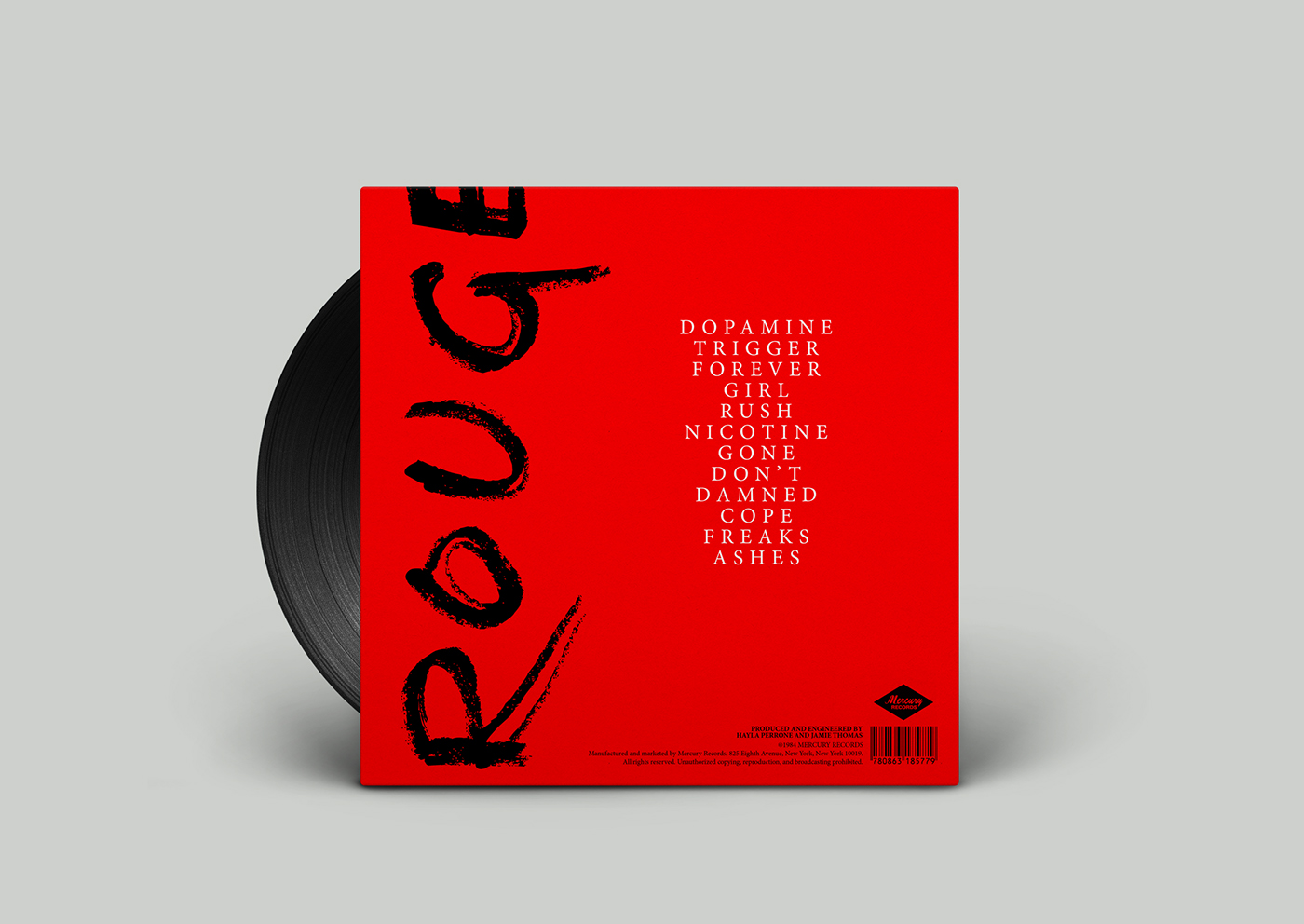 Album design Photography  New Wave identity red black poster music Album Single