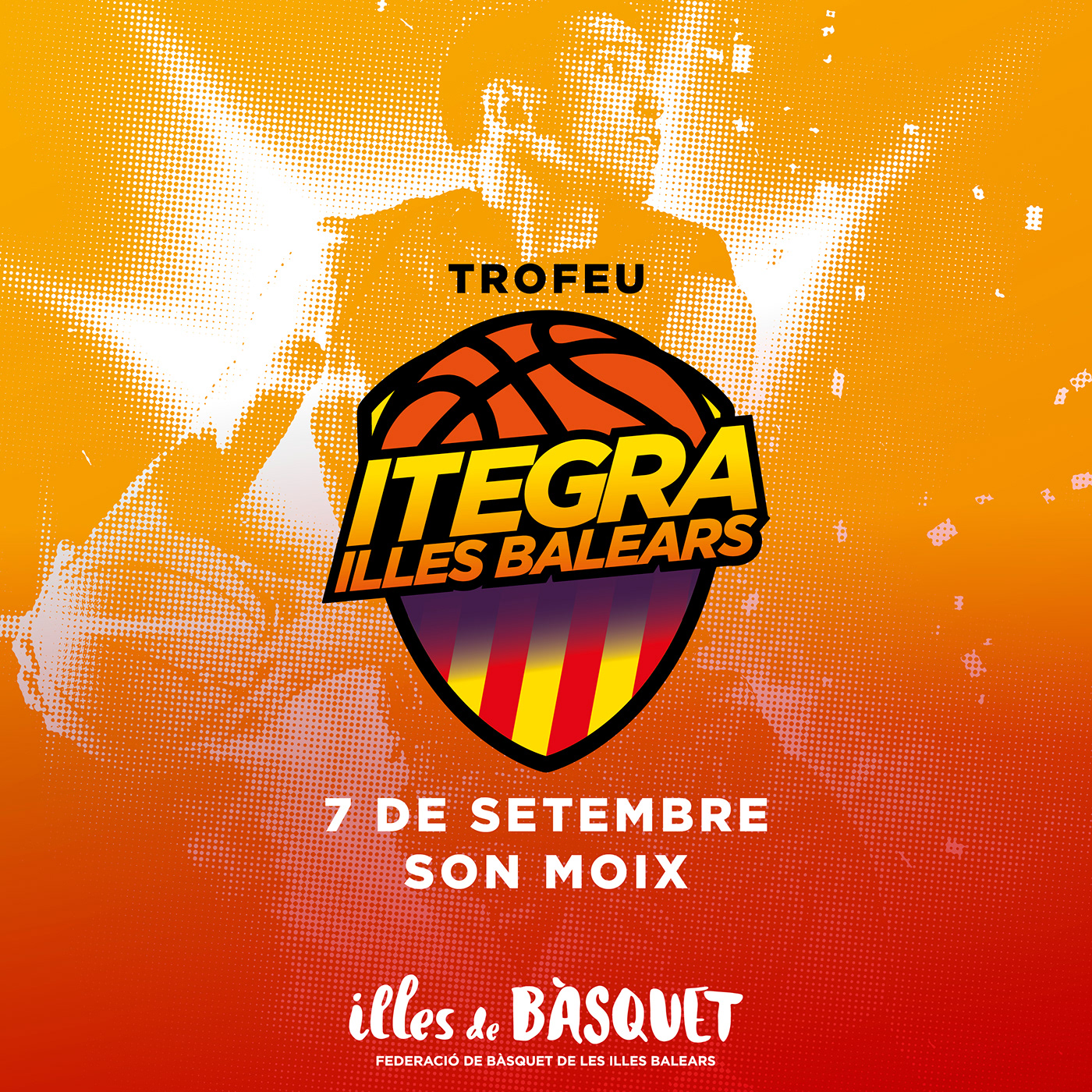 branding  basketball poster Logotype mallorca spain sports trophy logo