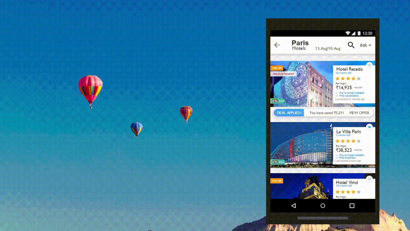 makemytrip make my trip UI/UX UI ux Travel App app redesign hotel booking