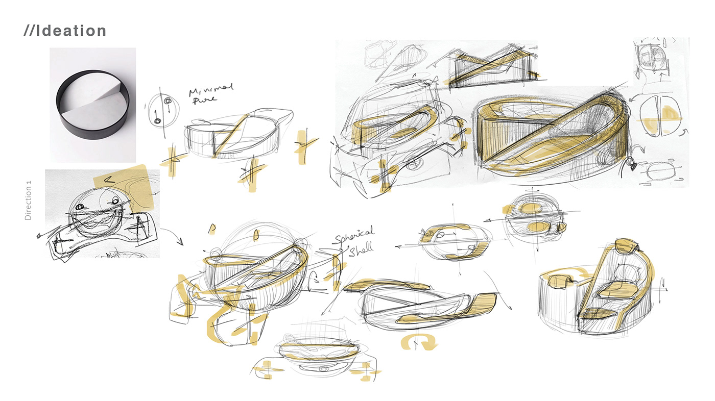 automotive   car design Car Interior interior design  micro car nio Render sketch