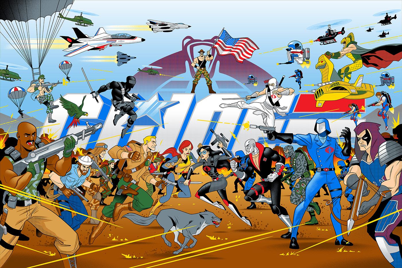 GI JOE 80's TV CARTOON on Behance