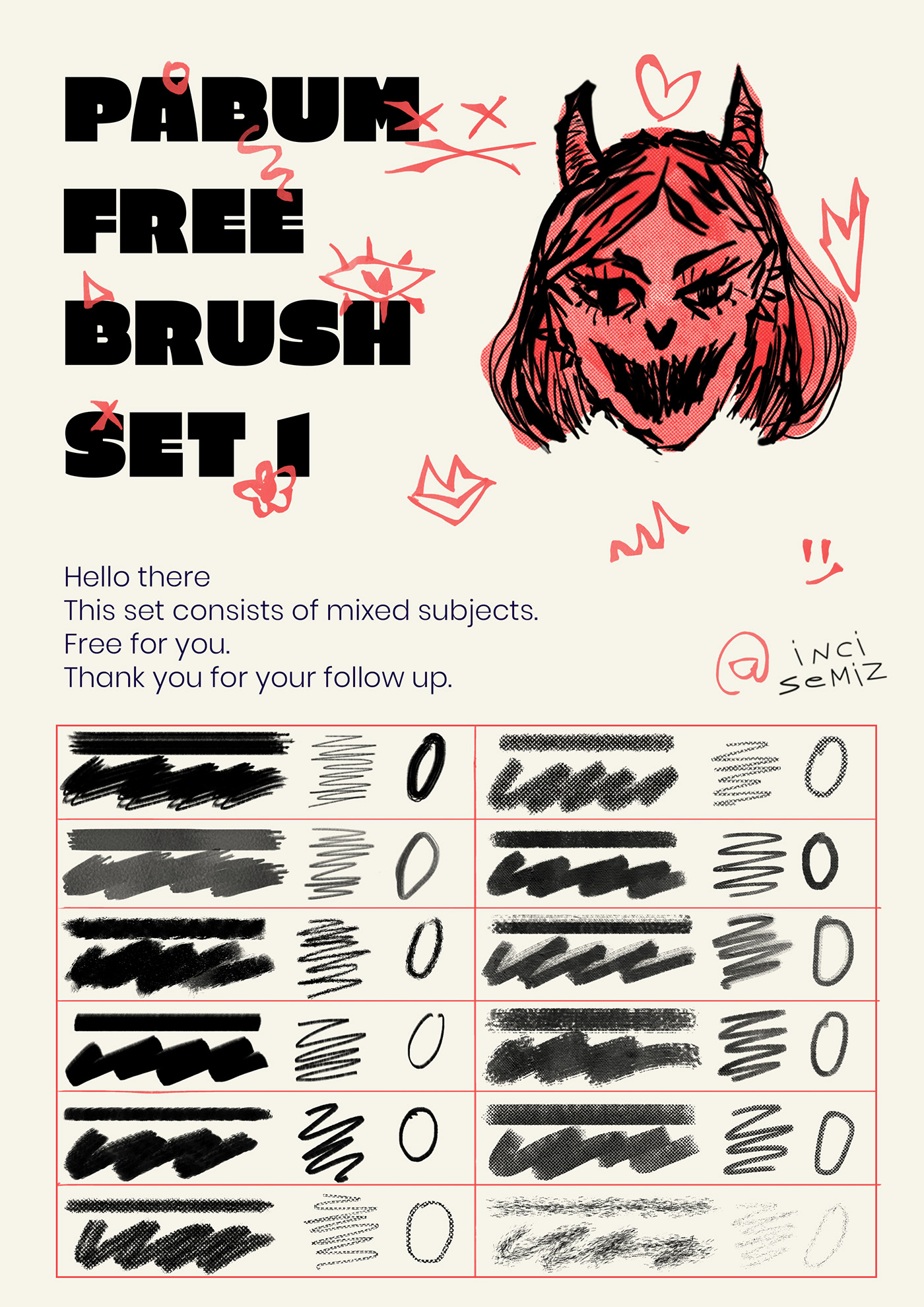 brushes free Free Brush Pack Free Brush Set freebie Photoshop brushes