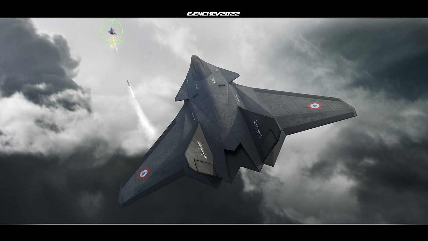 Aircraft airplane aviation concept design Military NEXTGEN rafale stealth Vehicle