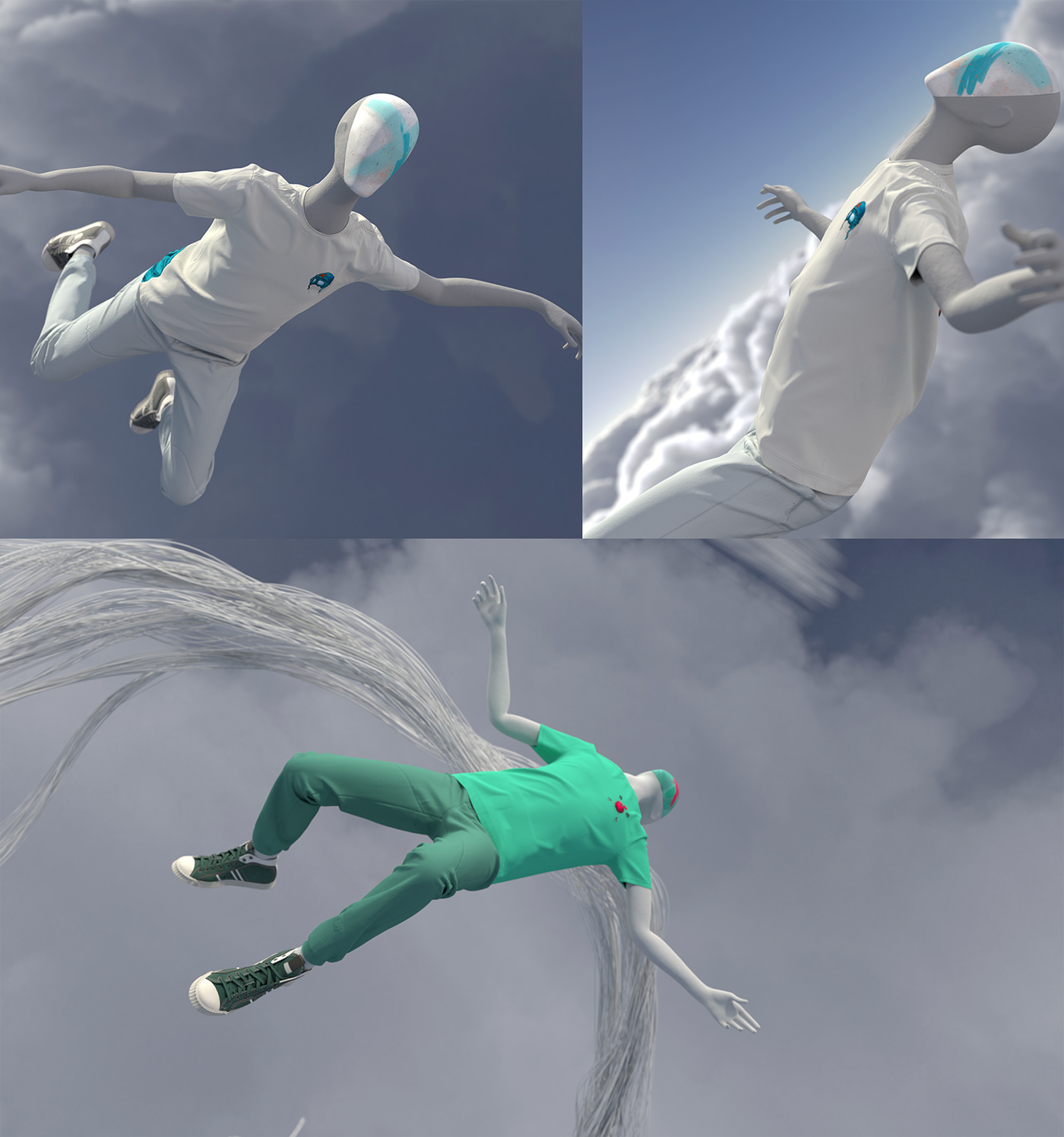 3D art direction  campaign CGI Character design  Digital Art  Fashion  kaft motion design Advertising 