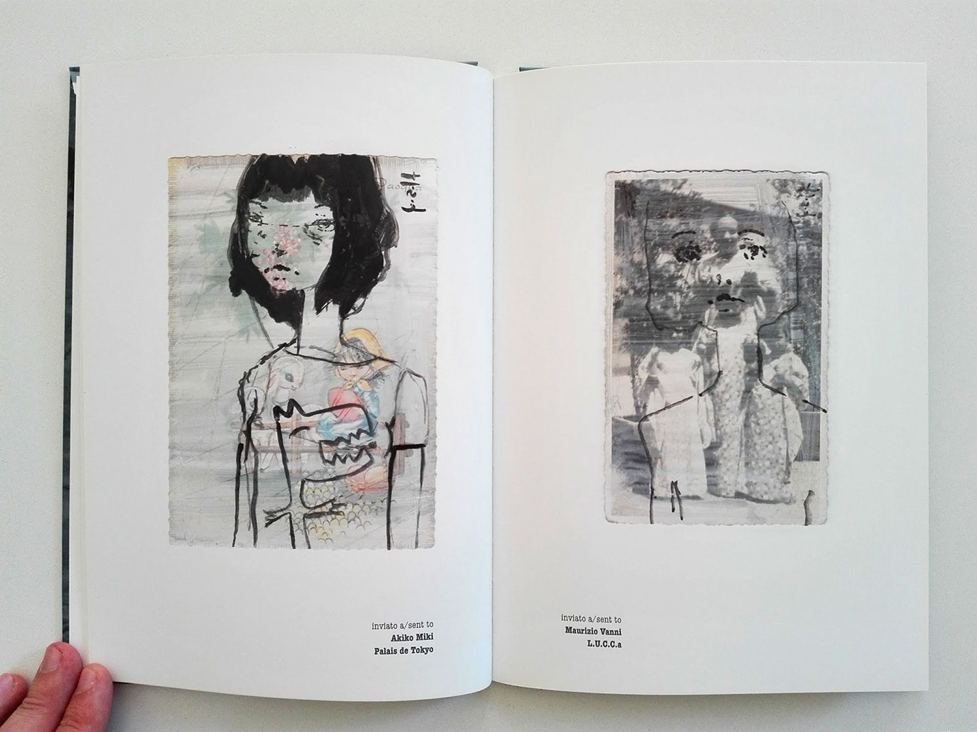 artbook book creative Drawing  ILLUSTRATION  ink inkpen postcards self-publishing selpub