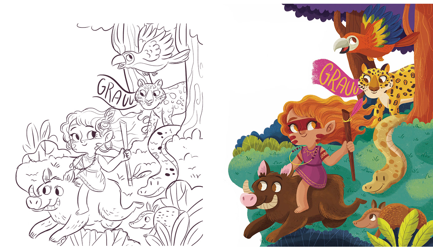 Character design  children book folclore folclore brasileiro ilustração infantil Kidsbook lendas livro infantil personagem TALES