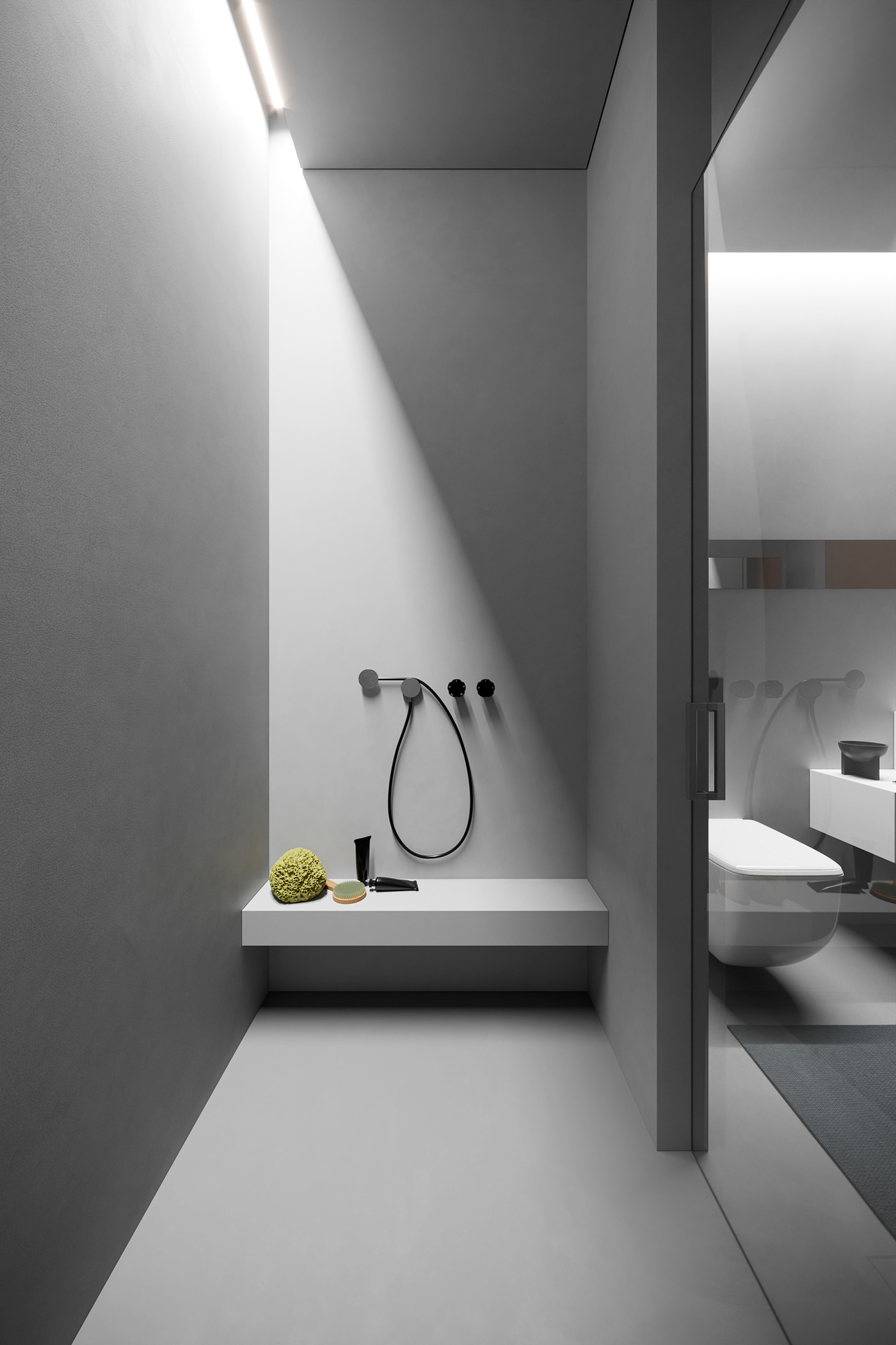 interior design  architecture visualization Interior kitchen bedroom 3D minimal Project modern