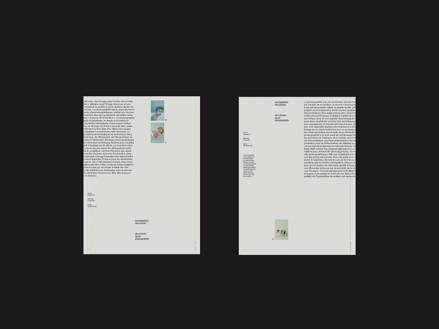 Typographie typography   editorial impression design photo print paper Photographie book
