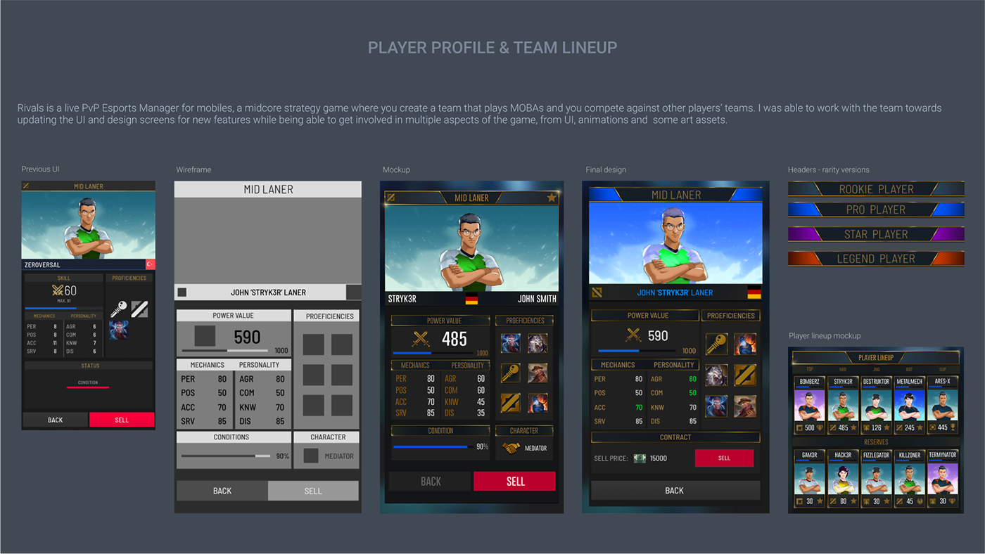 design gameUI graphic design  text user interface